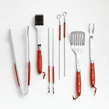 Cuisinart Premium 10-Piece Stainless Steel Grill BBQ Tool Set | Crate & Barrel