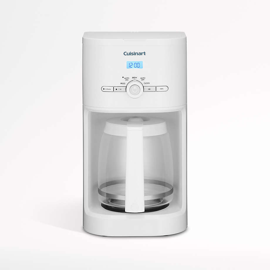 Cuisinart Classic White 12Cup Programmable Coffee Maker Machine