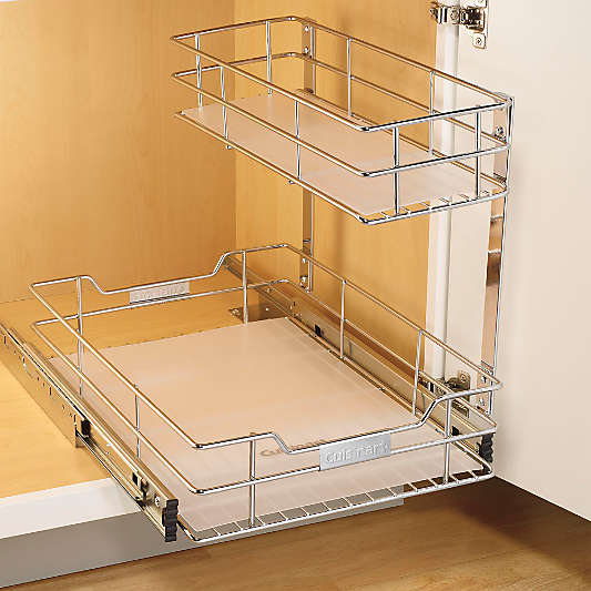 Cuisinart ® 14" Two-Tier Sliding Cabinet Organizer