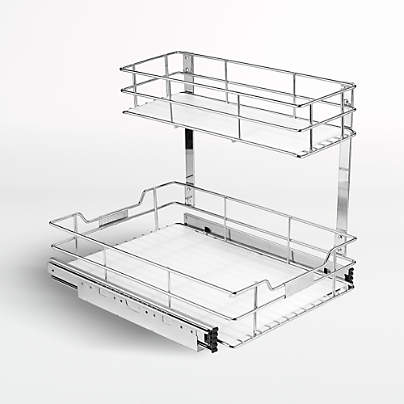 Cuisinart ® 14" Two-Tier Sliding Cabinet Organizer