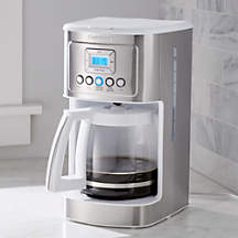 Cuisinart PerfecTemp White 14-Cup Programmable Coffee Maker + Reviews | Crate & Barrel
