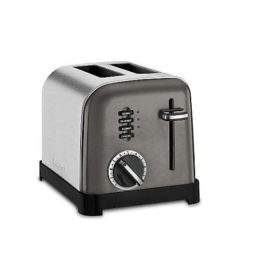 Cuisinart ® Black Stainless Steel 2-Slice Toaster