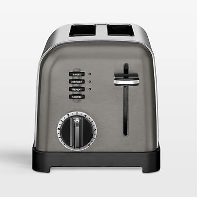Cuisinart ® Black Stainless Steel 2-Slice Toaster
