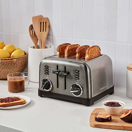 Cuisinart ® Black Stainless Steel 4-Slice Toaster