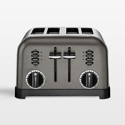 Cuisinart ® Black Stainless Steel 4-Slice Toaster