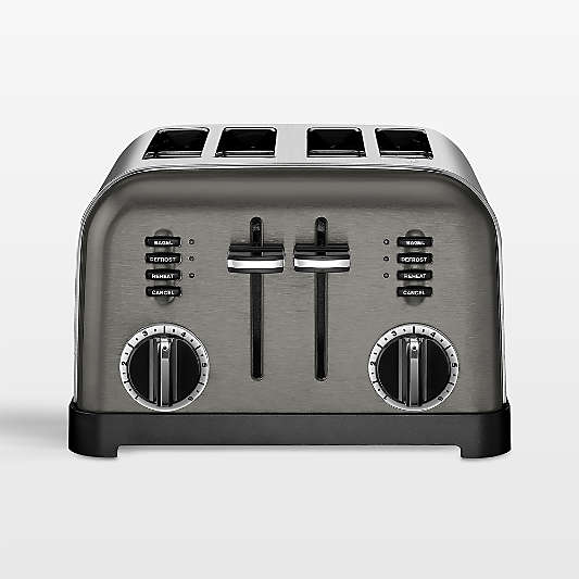 Cuisinart ® Black Stainless Steel 4-Slice Toaster