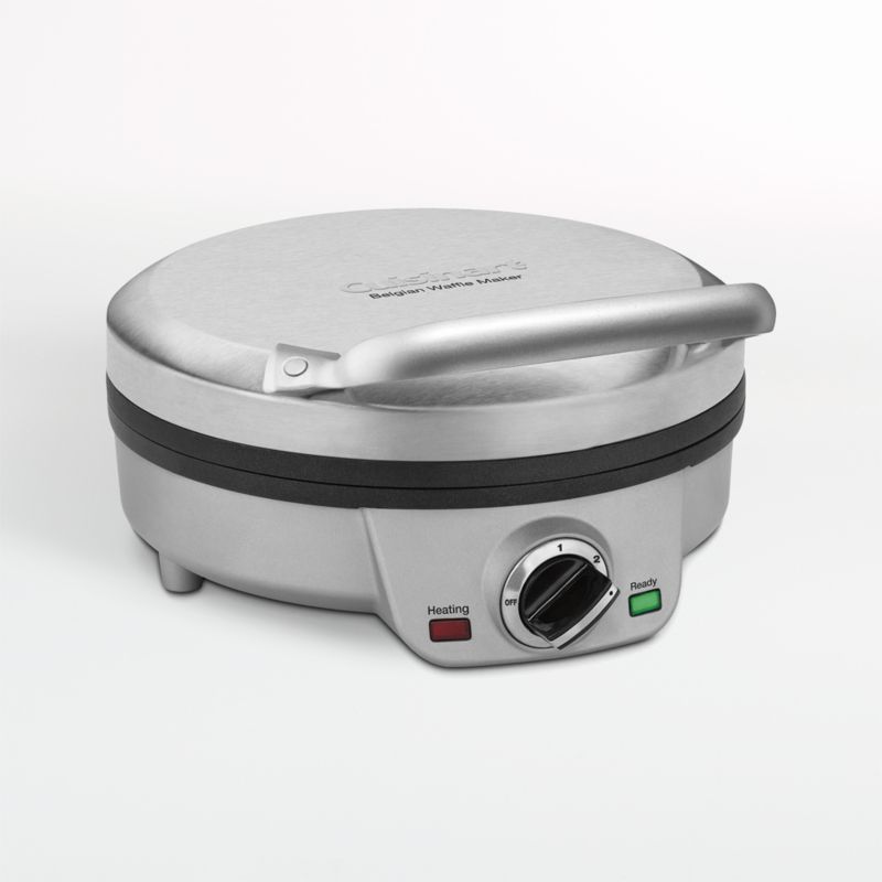 Cuisinart Round 4-Slice Belgain Waffle Maker Iron + Reviews | Crate ...