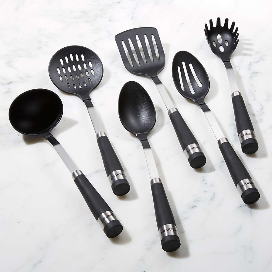 Kitchenaid 6-piece Crock with Plastic Kitchen Tool Set