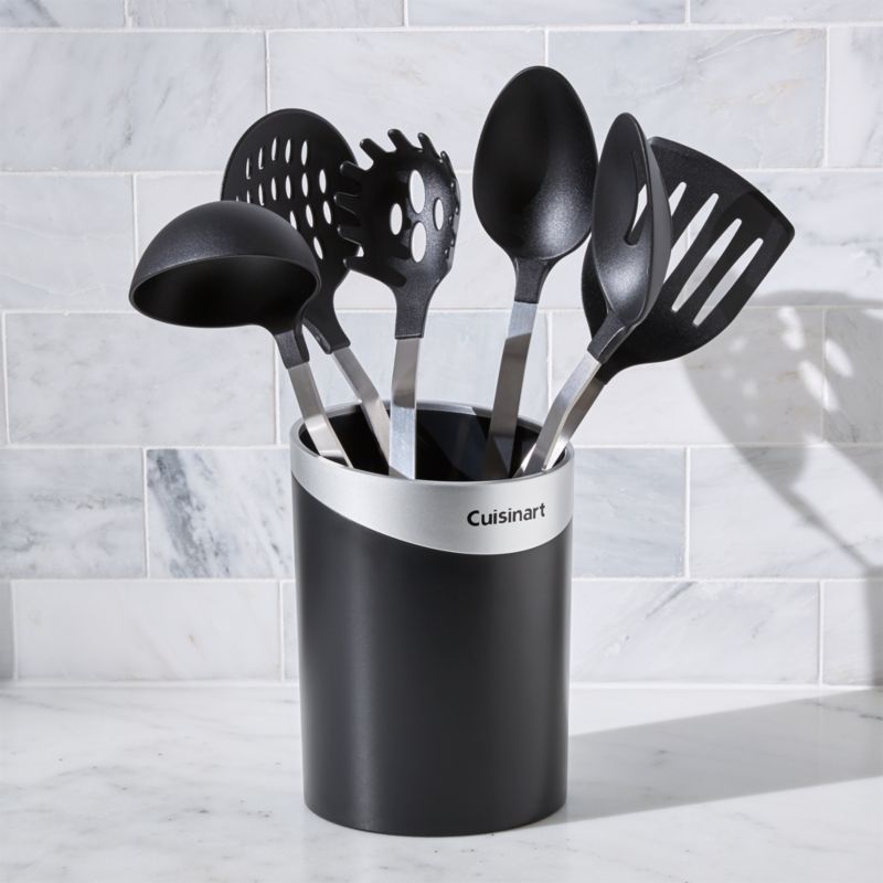 Cuisinart 7-Piece Kitchen Tool Set with Crock + Reviews | Crate & Barrel