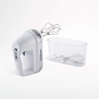 Cuisinart - Power Advantage Plus 9 Speed Hand Mixer with Storage Case - White