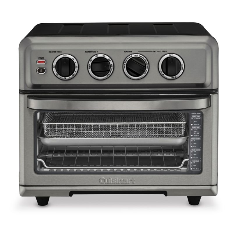 Cuisinart Black Stainless Air Fryer Toaster Oven With Grill + Reviews ...