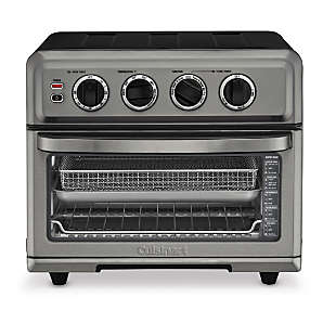 Cuisinart TOA-60 Air Fryer Toaster Oven (Silver) (Renewed) - Bed