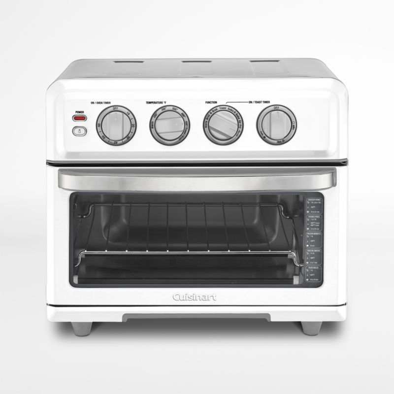 Cuisinart White Air Fryer Toaster Oven with Grill Reviews Crate Barrel