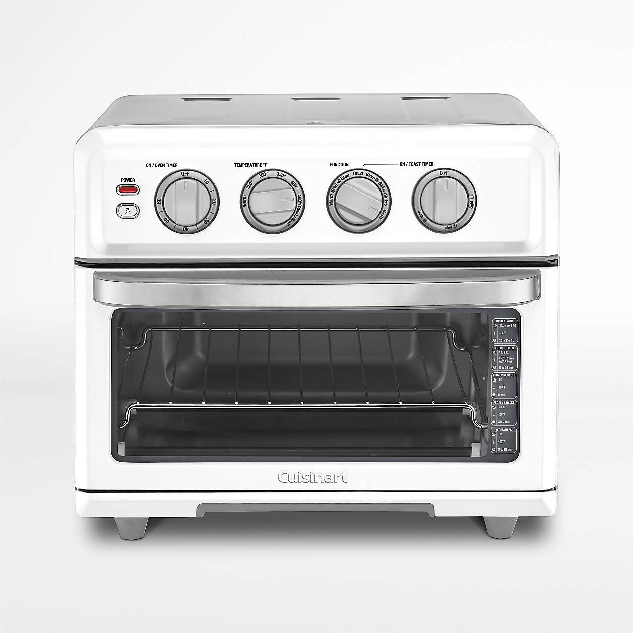 Cuisinart White Air Fryer Toaster Oven with Grill + Reviews | Crate ...