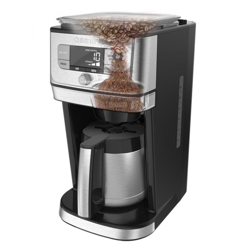 Cuisinart Burr Grind And Brew Thermal 10 Cup Coffeemaker Reviews Crate And Barrel 6237