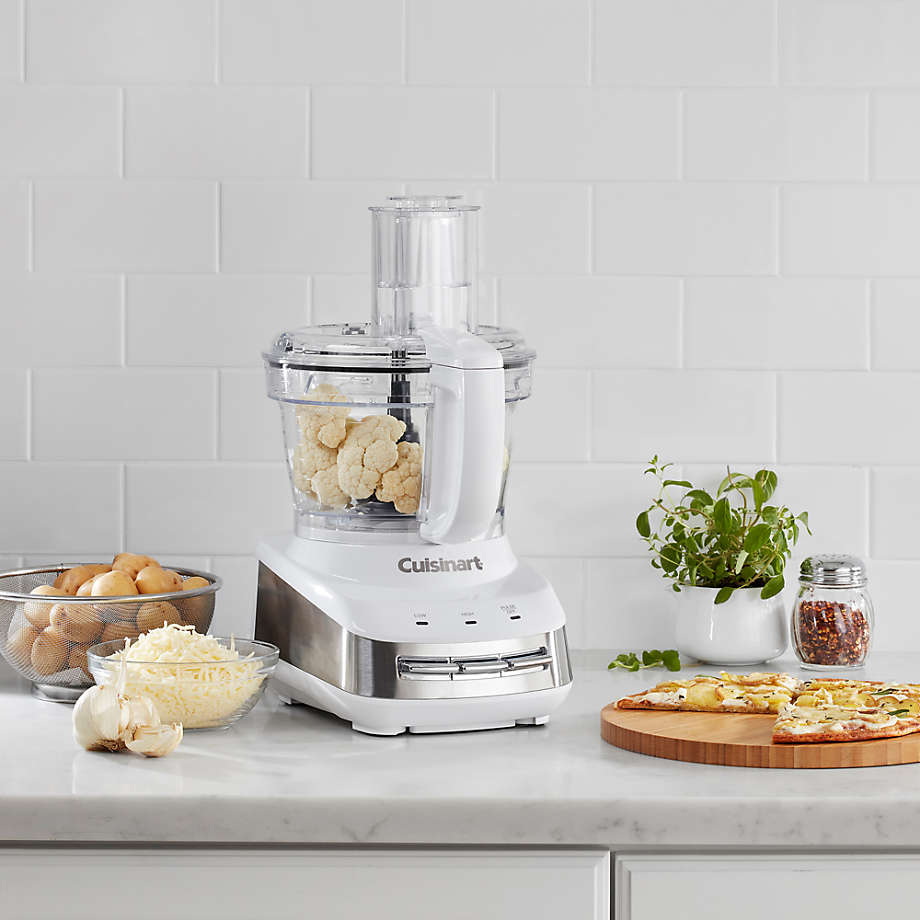 Cuisinart Core Custom White 10-Cup Food Processor Chopper | Crate & Barrel