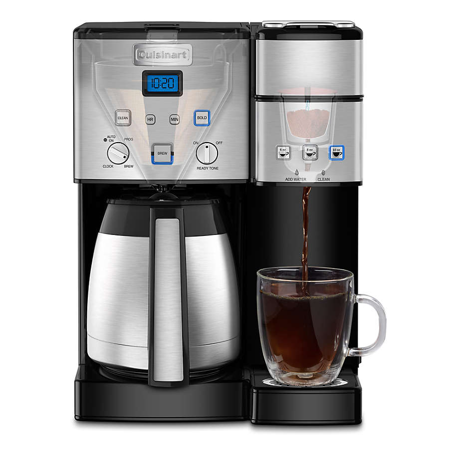 Black & Decker 4-in-1 Coffee Station 5-Cup Blk Stainless Steel Drip Coffee  Maker