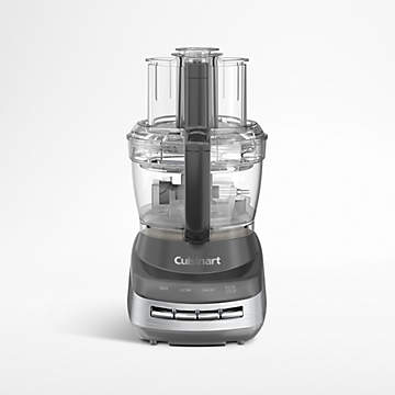  Cuisinart 9-Cup Continuous Feed Food Processor with Fine and  Medium Reversible Shredding and Slicing Disc, Universal Blade,  Continuous-Feed Attachment, and In-Bowl Storage (Black): Home & Kitchen