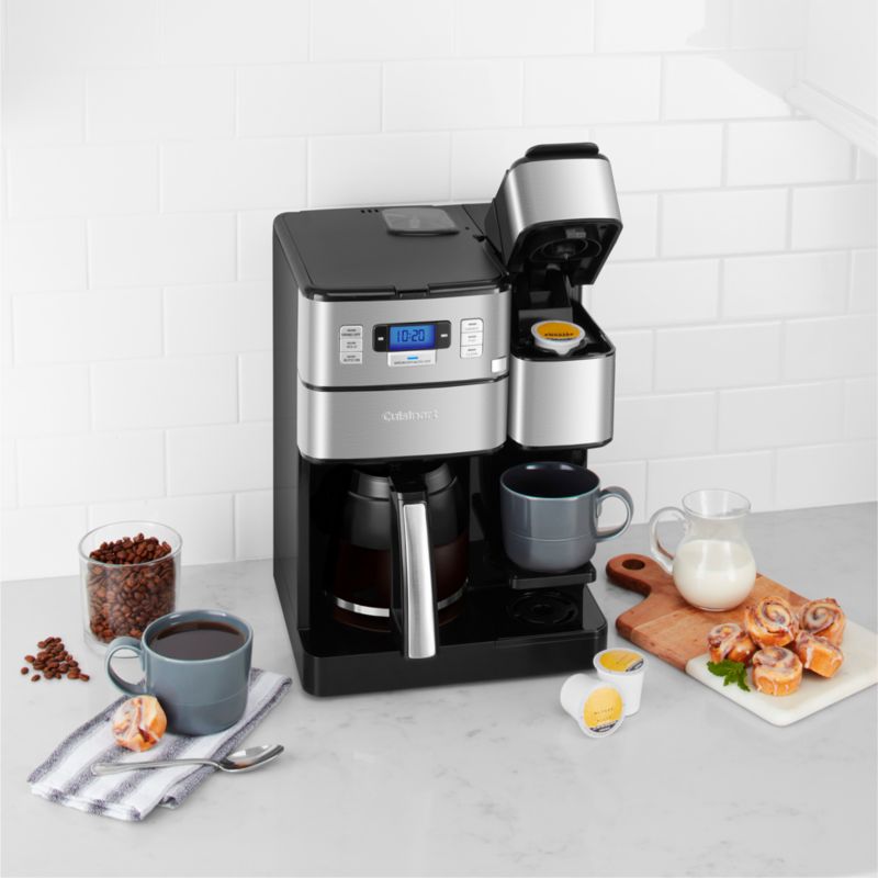 Cuisinart Coffee Center Grind & Brew Plus Coffee Maker and Single-Serve ...