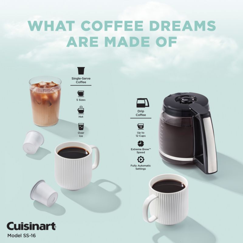 Cuisinart® Coffee Center® 12 Cup Coffeemaker and Single-Serve Brewer