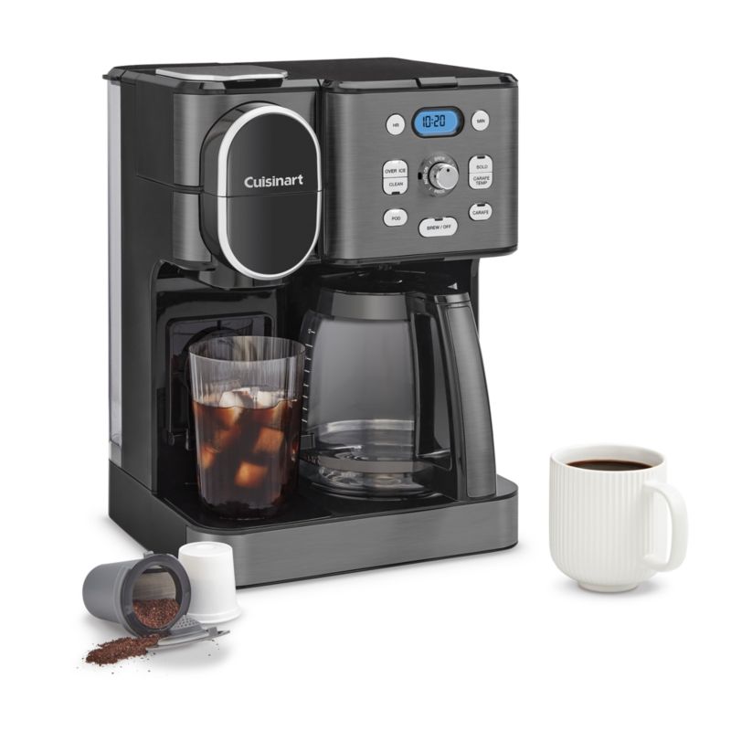 Cuisinart Coffee Center Black Stainless Steel 12-cup Coffee Maker And 