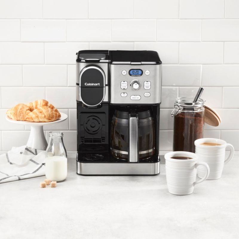 Cuisinart Coffee Center Stainless Steel 12-Cup Coffee Maker and Single ...