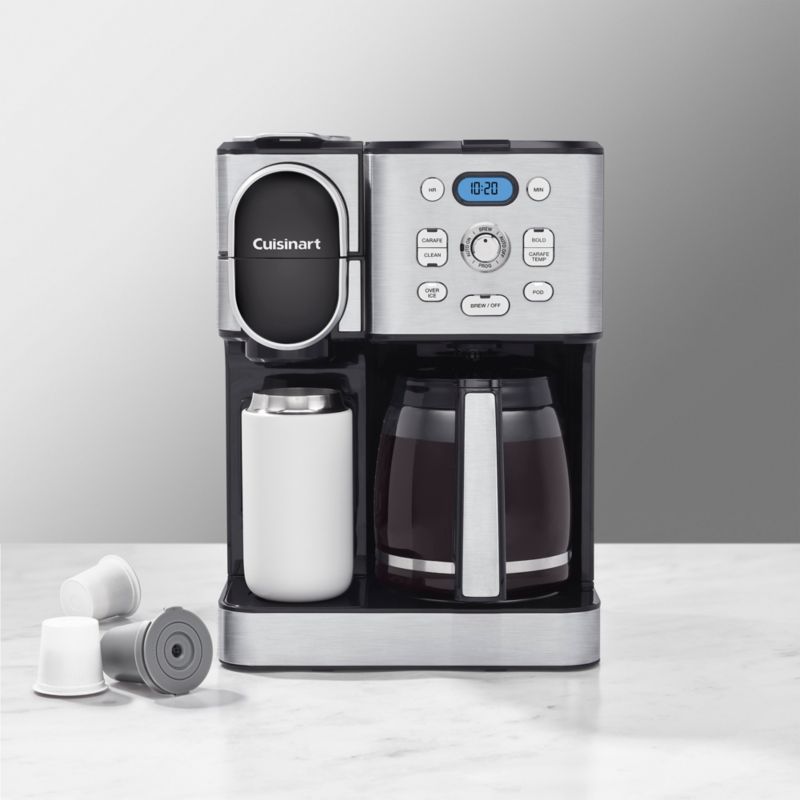 Cuisinart Coffee Center Stainless Steel 12-Cup Coffee Maker and Single ...