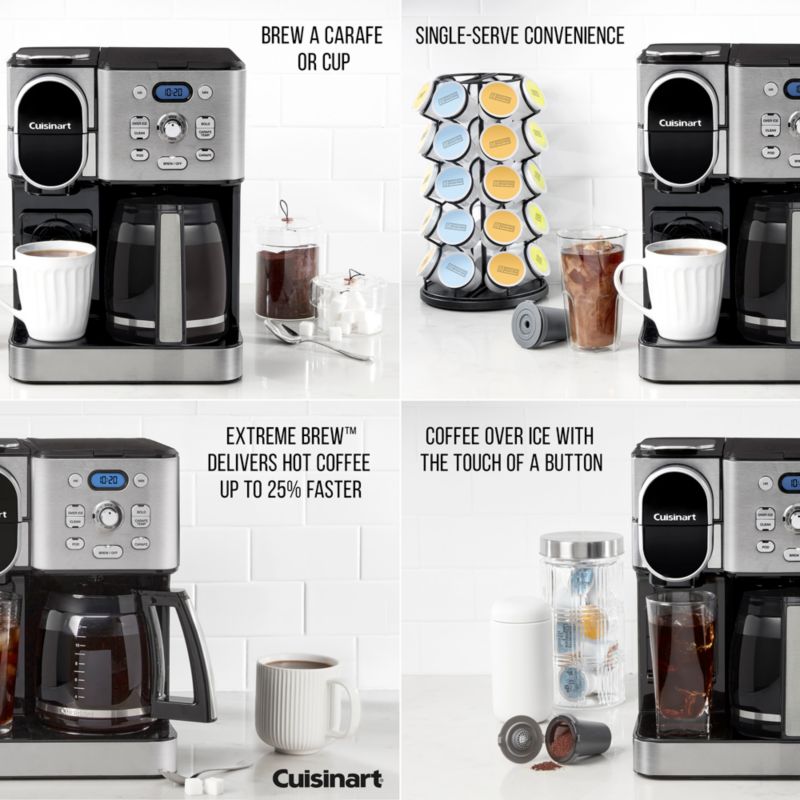 Cuisinart ® Coffee Center ® Stainless Steel 12-Cup Coffee Maker and Single Brewer - image 5 of 12