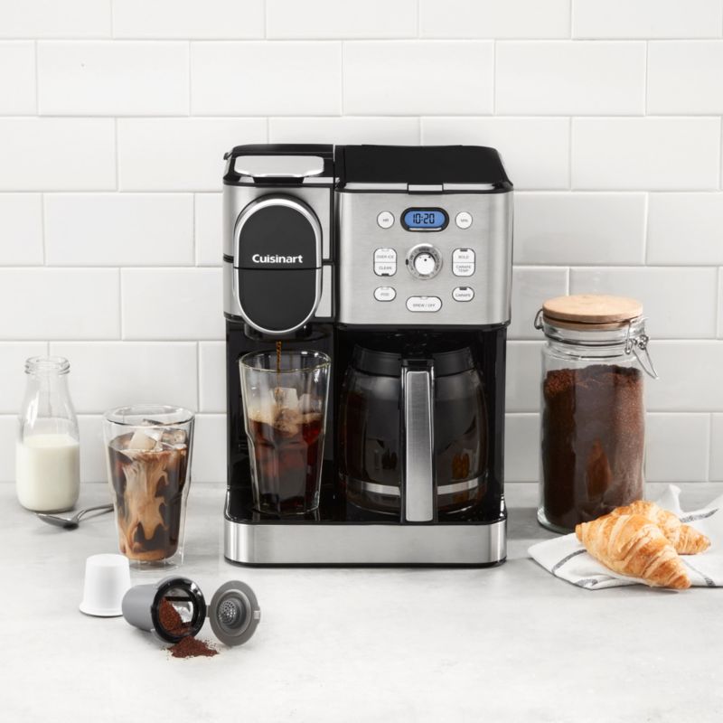 Cuisinart ® Coffee Center ® Stainless Steel 12-Cup Coffee Maker and Single Brewer - image 2 of 12