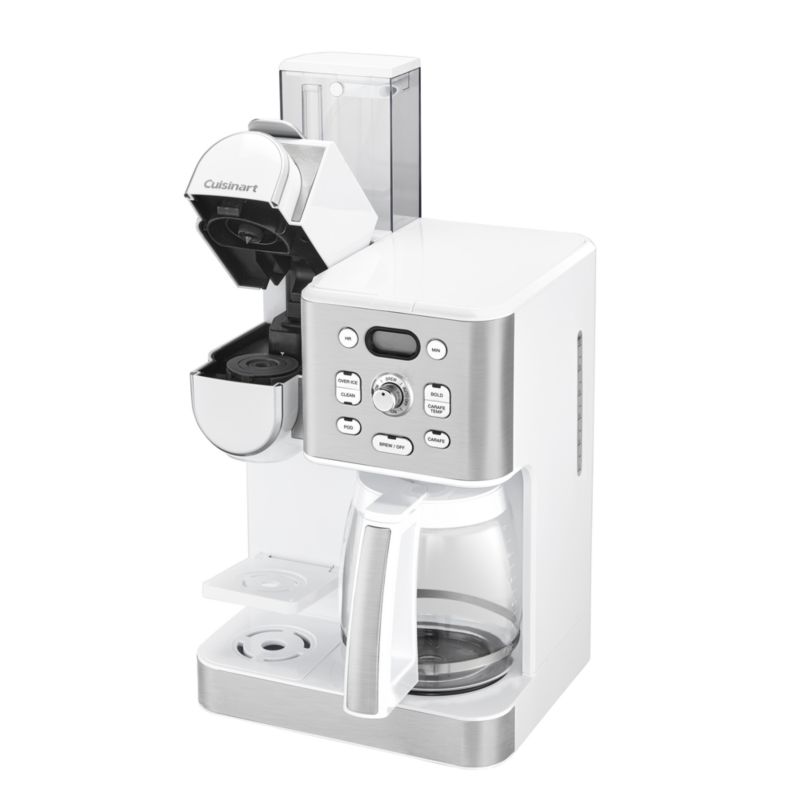 Cuisinart ® Coffee Center ® White 12-Cup Coffee Maker and Single Brewer - image 5 of 6