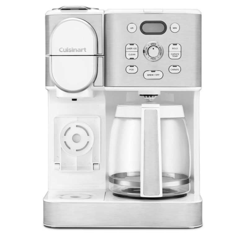 Cuisinart ® Coffee Center ® White 12-Cup Coffee Maker and Single Brewer - image 4 of 6