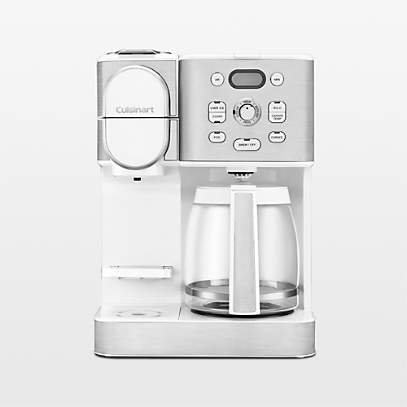 Cuisinart Coffee Center White 12-Cup Coffee Maker and Single