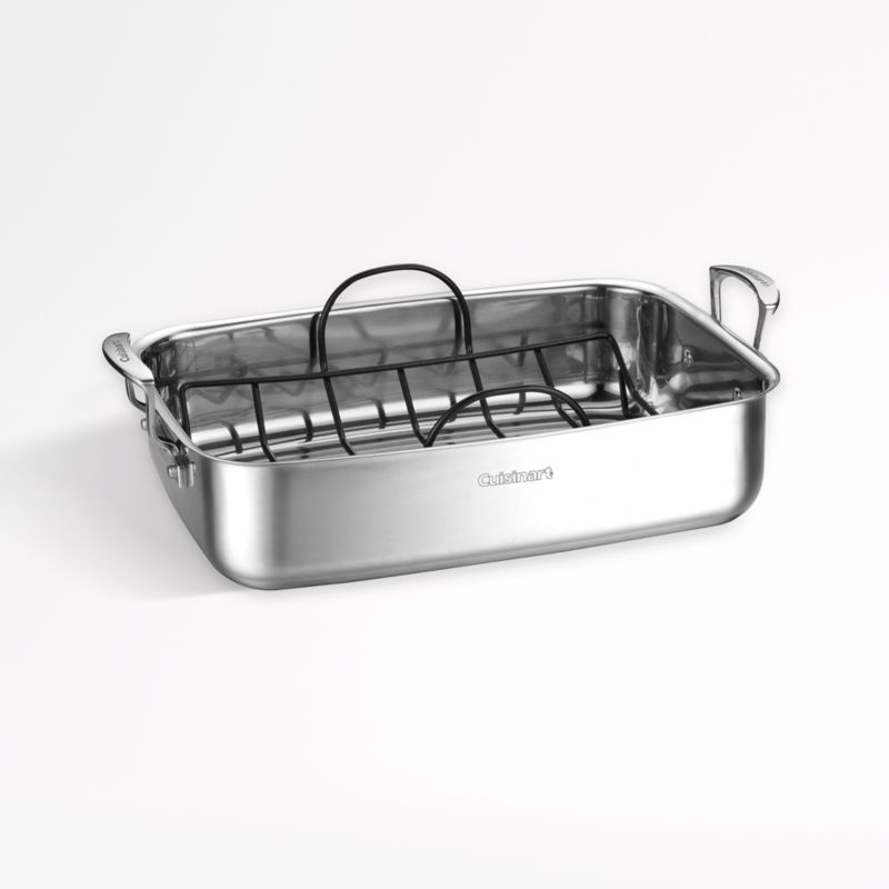 Cuisinart ® Chef's Classic ™ 15" Stainless Steel Roasting Pan with Non-Stick Rack - image 0 of 1