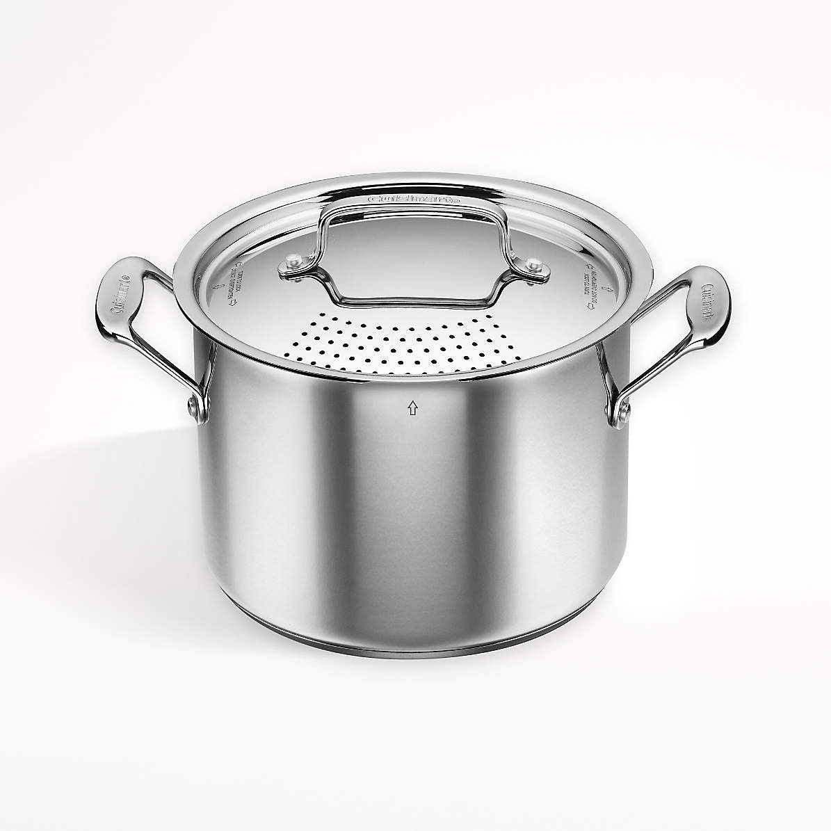 Tante Hechting Fantastisch Cuisinart Chef's Classic Stainless Steel 6-Qt. Pasta Pot with Straining  Cover + Reviews | Crate & Barrel
