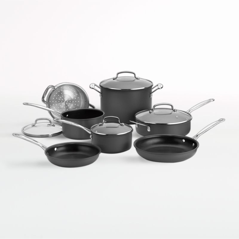 Cuisinart SmartNest 11-Piece Hard-Anodized Non-Stick Cookware Set + Reviews