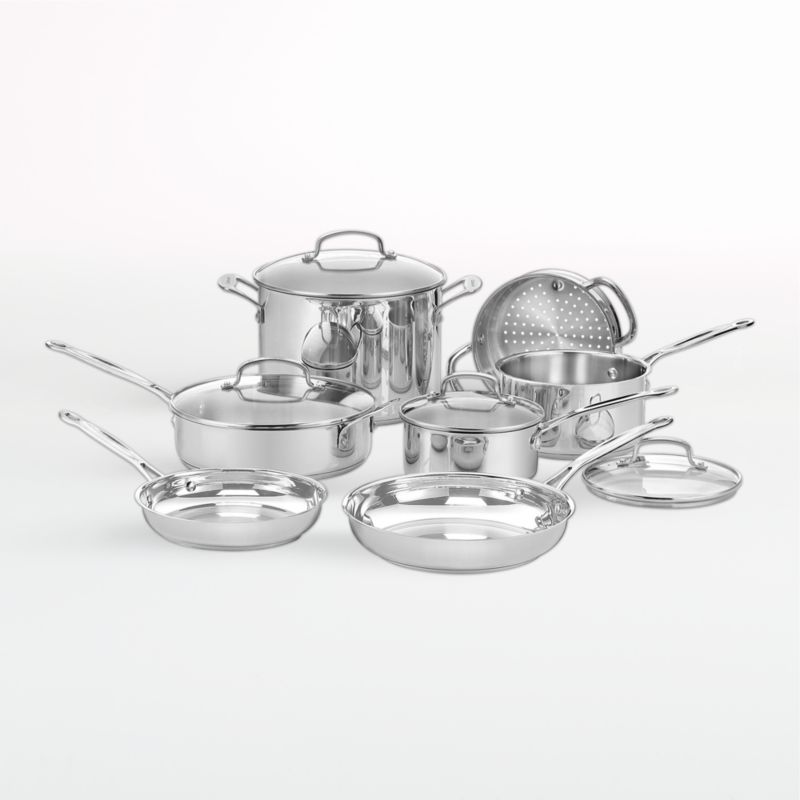 Cuisinart ® Chef's Classic™ 11-Piece Stainless Steel Cookware Set