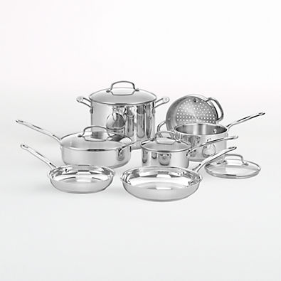 View Cuisinart ® Chef's Classic 11-Piece Stainless Steel Cookware Set details