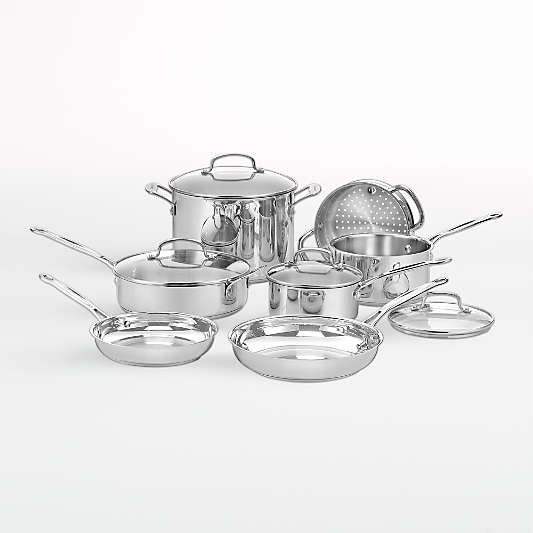 Cuisinart ® Chef's Classic™ 11-Piece Stainless Steel Cookware Set