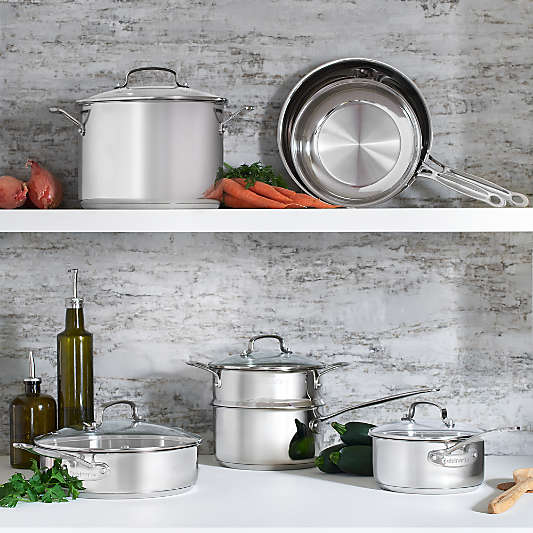 Cuisinart ® Chef's Classic™ 11-Piece Stainless Steel Cookware Set
