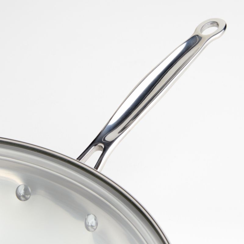 Cuisinart ® Chef's Classic™ Stainless Steel 14" Stir-Fry Pan with Helper Handle and Glass Cover - image 1 of 3