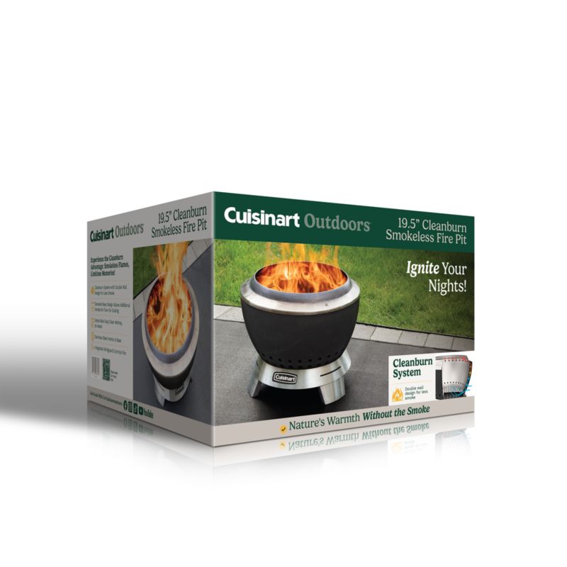 Cuisinart® 19.5" Round Cleanburn Fire Pit - image 3 of 6