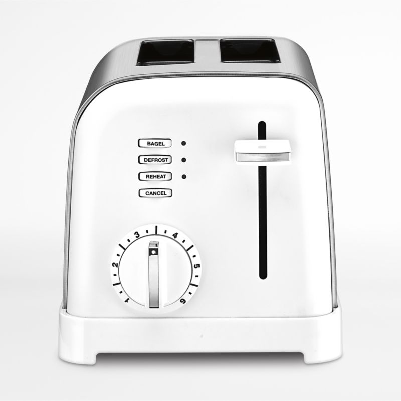 Café™ 2 Slice Matte White Toaster