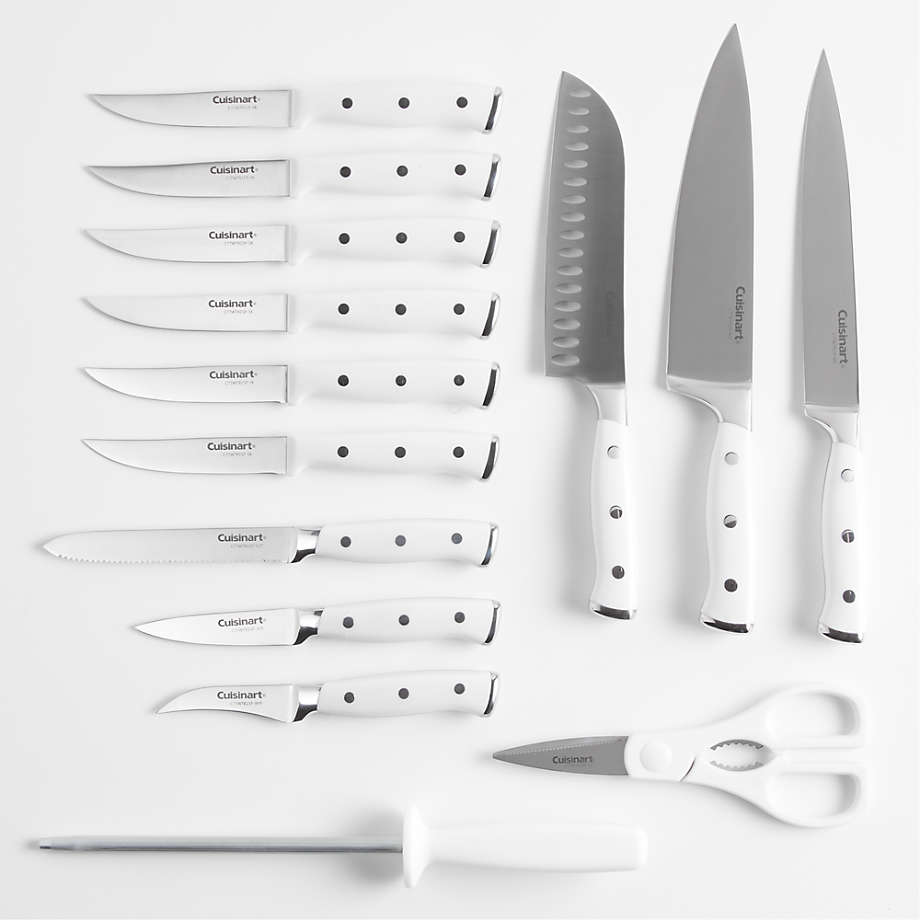 Cuisinart 15pc Stainless Steel Rotating Cutlery Block Set - Black