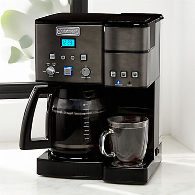 View Cuisinart ® Coffee Center ® Black 12-Cup Coffee Maker and Single-Serve Brewer details