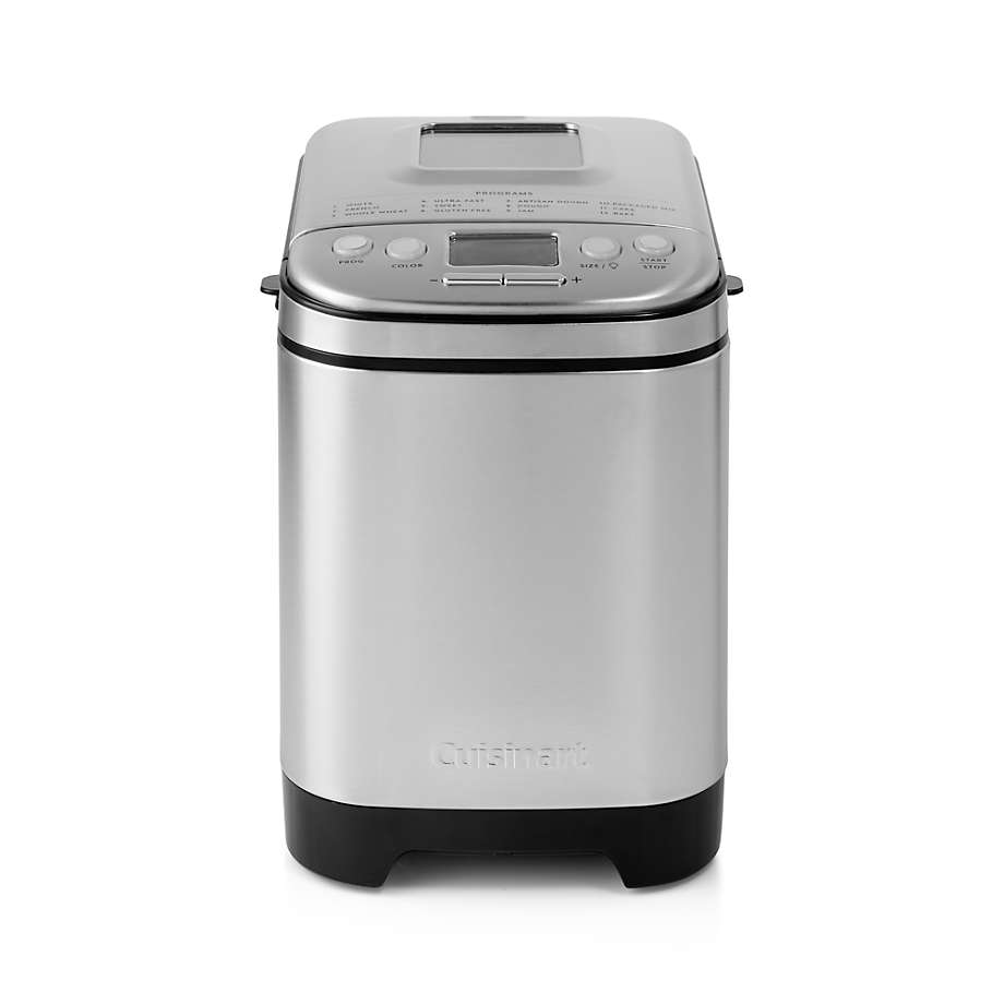  Cuisinart Bread Maker Machine, Compact and Automatic,  Customizable Settings, Up to 2lb Loaves, CBK-110P1, Silver,Black: Home &  Kitchen