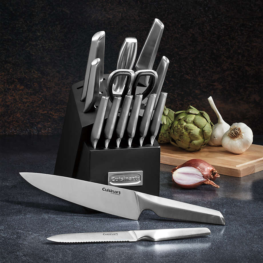 Stainless steel 2024 knife block