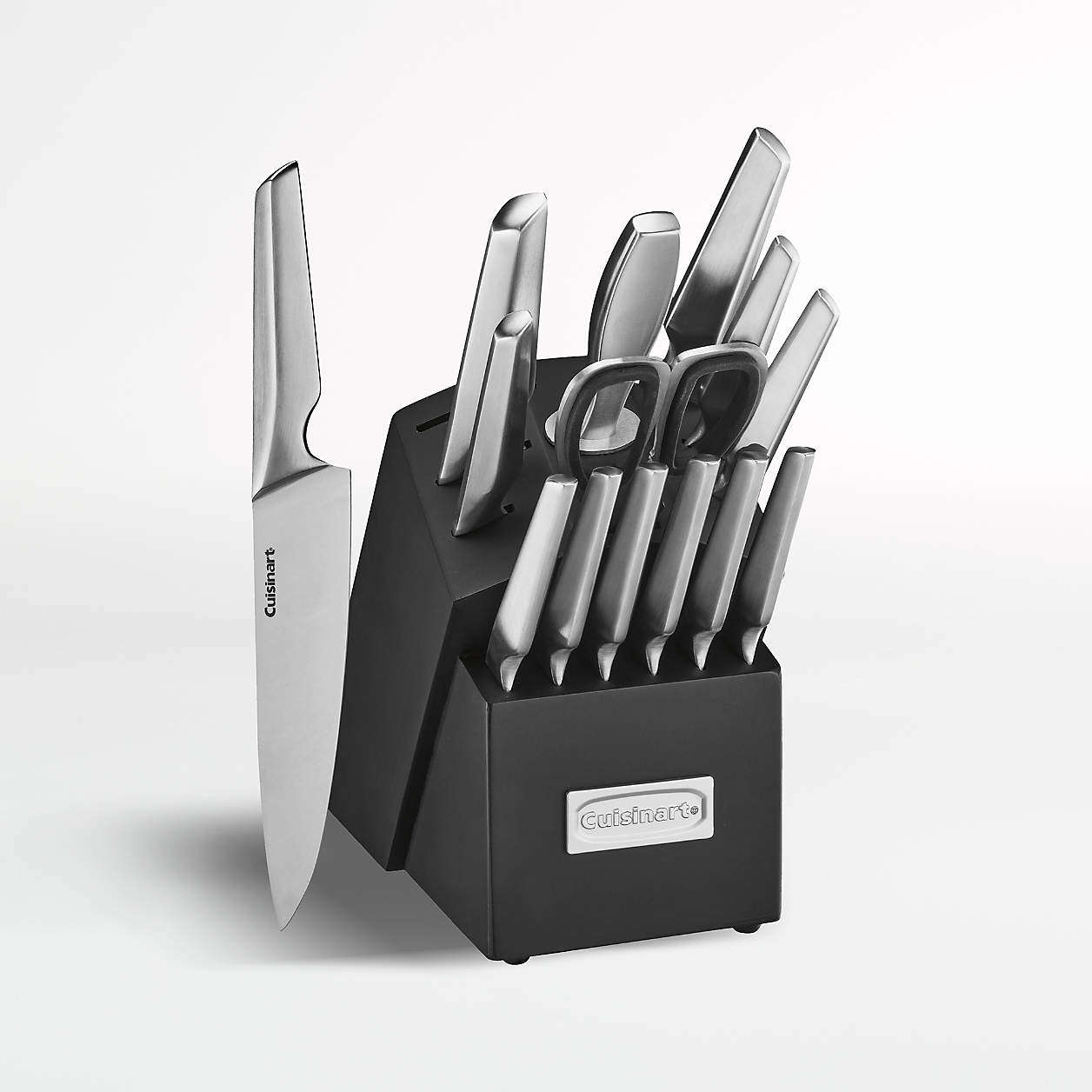 Cuisinart Elite 15-Piece Stainless Steel Knife Block Set + Reviews ...