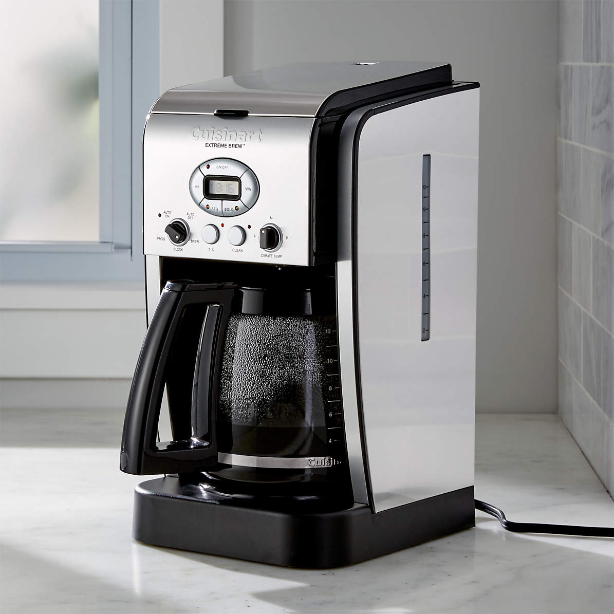 Cuisinart DCC-1400C Brew Central Thermal 10-Cup Programmable Coffeemaker Brushed Stainless