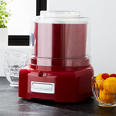 View Cuisinart ® Red Frozen Yogurt, Sorbet and Ice Cream Maker details