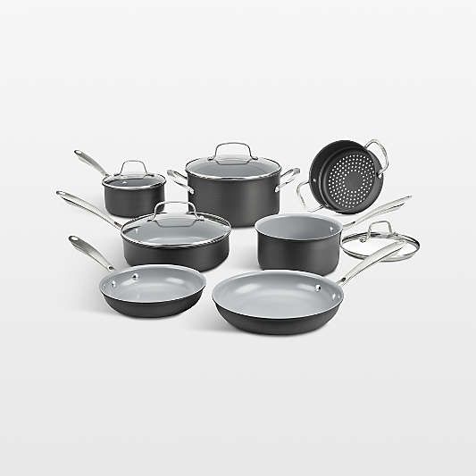 Cuisinart ® GreenGourmet ® Complete™ Recycled 11-Piece Cookware Set